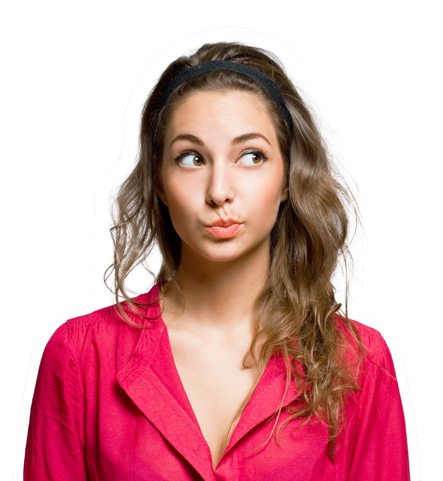 Unsure woman